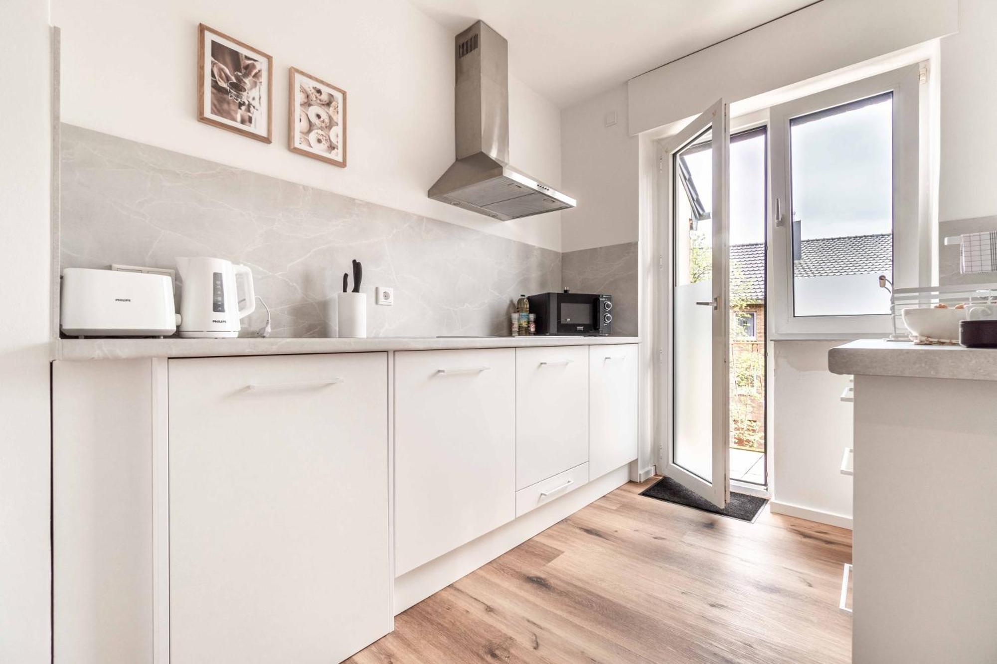 Modern & Minimal - Design-Apartment In Stadtmitte Везел Екстериор снимка
