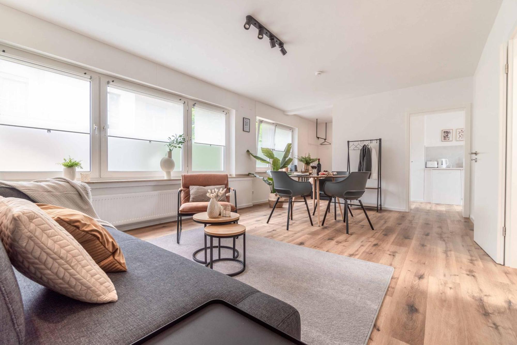 Modern & Minimal - Design-Apartment In Stadtmitte Везел Екстериор снимка